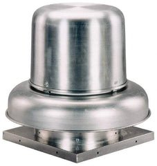 Fantech - 36-1/2" Blade, 18,850 CFM, Belt Drive Centrifugal Roof Exhauster - 5 hp, Open Dripproof Enclosure, Downdraft Style, Three-Phase, 208-220/440 Volts - Eagle Tool & Supply