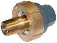 Barco - 3-1/8" Pipe, 3-1/8" Flange Thickness, Straight Casing, Straight Ball Swivel Joint - Bronze Ball & Nut with Iron Body, 340 psi Water, 240 psi Steam, Size Code 12, NPT Ends - Eagle Tool & Supply