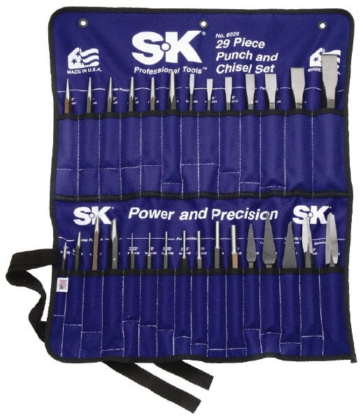 SK - 29 Piece Punch & Chisel Set - Eagle Tool & Supply