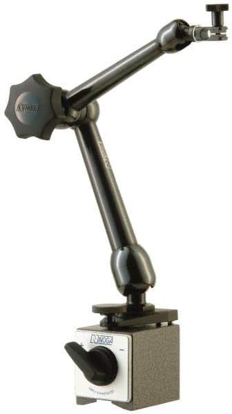 Noga - 0.001" Graduation, 0-100 Dial Reading, Indicator & Base Kit - 2-9/32" Dial Diam - Eagle Tool & Supply