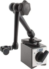 Noga - 60mm Long x 50mm Wide x 55mm High Magnetic Indicator Base with On/Off Switch - 65 Lb Magnetic Pull, Articulated Arm - Eagle Tool & Supply