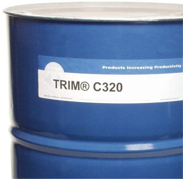 Master Fluid Solutions - Trim C320, 54 Gal Drum Cutting Fluid - Synthetic - Eagle Tool & Supply