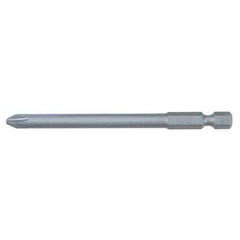 Phillips Power Bit. #0 × 90mm. Chrome-vanadium-molybdenum S2 modified tool steel. - Eagle Tool & Supply