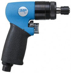 Master Power - 1/4" Bit Holder, 1,100 RPM, Pistol Grip Handle Air Screwdriver - 85 (Soft Pull) & 120 (Hard Slam) In/Lb Torque, 22 CFM - Eagle Tool & Supply