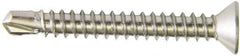 Value Collection - #10, Flat Head, Phillips Drive, 1-1/4" OAL, #3 Point, Self Drilling Screw - Grade 410 Stainless Steel - Eagle Tool & Supply