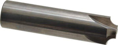 Hertel - 1/4" Radius, 1" Mill Diam, 4 Flute Solid Carbide Corner Rounding End Mill - Single End, Uncoated, 1/2" Tip Diam, 4" OAL, 1" Shank Diam - Eagle Tool & Supply
