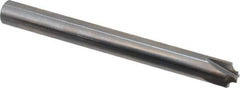Hertel - 1/16" Radius, 1/4" Mill Diam, 4 Flute Solid Carbide Corner Rounding End Mill - Single End, Uncoated, 1/8" Tip Diam, 2-1/2" OAL, 1/4" Shank Diam - Eagle Tool & Supply
