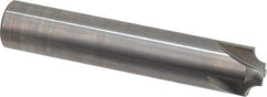 Hertel - 3/16" Radius, 3/4" Mill Diam, 4 Flute Solid Carbide Corner Rounding End Mill - Single End, Uncoated, 3/8" Tip Diam, 4" OAL, 3/4" Shank Diam - Eagle Tool & Supply