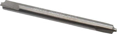 Hertel - 0.031" Radius, 1/8" Mill Diam, 2 Flute Solid Carbide Corner Rounding End Mill - Double End, Uncoated, 1-1/2" OAL, 1/8" Shank Diam - Eagle Tool & Supply