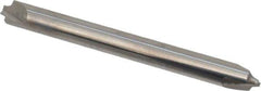 Hertel - 0.05" Radius, 3/16" Mill Diam, 2 Flute Solid Carbide Corner Rounding End Mill - Double End, Uncoated, 2" OAL, 3/16" Shank Diam - Eagle Tool & Supply
