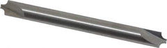 Hertel - 0.062" Radius, 3/16" Mill Diam, 2 Flute Solid Carbide Corner Rounding End Mill - Double End, Uncoated, 2" OAL, 3/16" Shank Diam - Eagle Tool & Supply