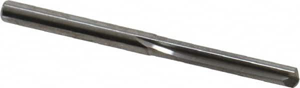 Hertel - 9/64", 140° Point, Solid Carbide Straight Flute Drill Bit - Eagle Tool & Supply