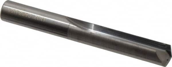 Hertel - 13/32", 140° Point, Solid Carbide Straight Flute Drill Bit - Eagle Tool & Supply