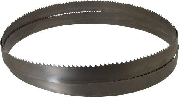 Starrett - 3 to 4 TPI, 12' Long x 1-1/4" Wide x 0.042" Thick, Welded Band Saw Blade - Bi-Metal, Toothed Edge, Modified Tooth Set, Contour Cutting - Eagle Tool & Supply