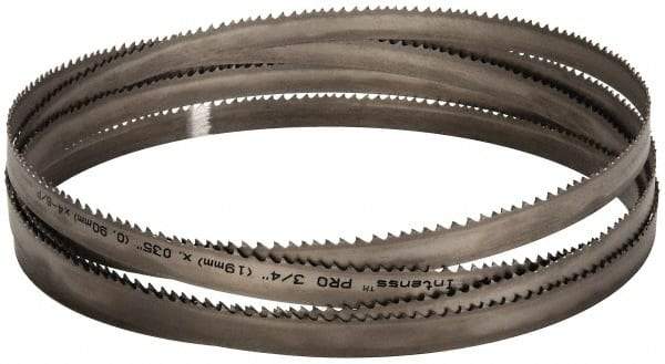 Starrett - 4 to 6 TPI, 14' 8" Long x 3/4" Wide x 0.035" Thick, Welded Band Saw Blade - Bi-Metal, Toothed Edge, Modified Tooth Set, Contour Cutting - Eagle Tool & Supply