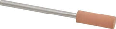 Value Collection - 5mm Max Diam x 15mm Long, Cylinder, Rubberized Point - Very Fine Grade, Ceramic, Mounted - Eagle Tool & Supply