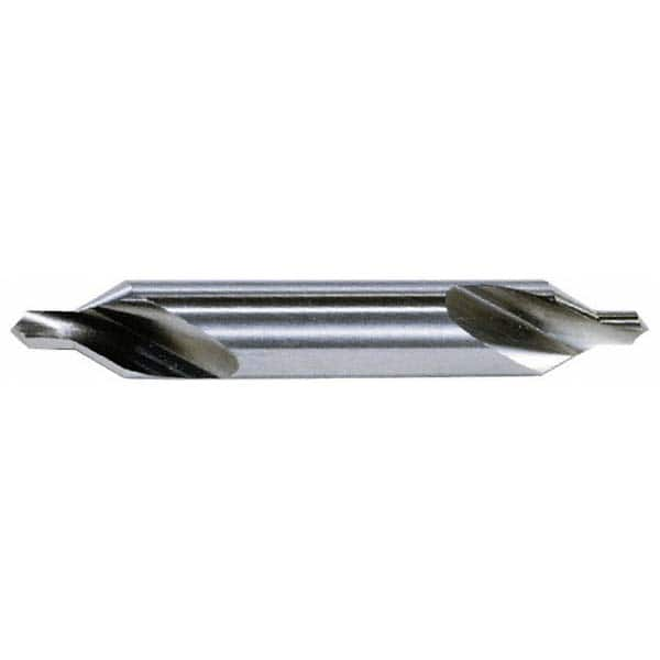 Hertel - #8 Plain Cut 60° Incl Angle Solid Carbide Combo Drill & Countersink - Eagle Tool & Supply