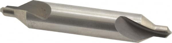 Hertel - #6 Plain Cut 60° Incl Angle High Speed Steel Combo Drill & Countersink - Eagle Tool & Supply