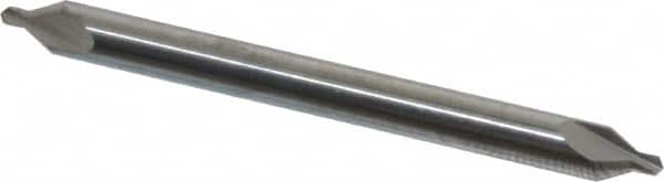 Hertel - #1 Plain Cut 60° Incl Angle Solid Carbide Combo Drill & Countersink - Eagle Tool & Supply