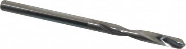Hertel - 7/64" 135° Spiral Flute Solid Carbide Screw Machine Drill Bit - Eagle Tool & Supply
