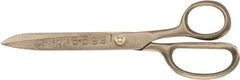 Ampco - 8" LOC, 15" OAL Nickel Aluminum Bronze Nonsparking - For General Purpose Use - Eagle Tool & Supply