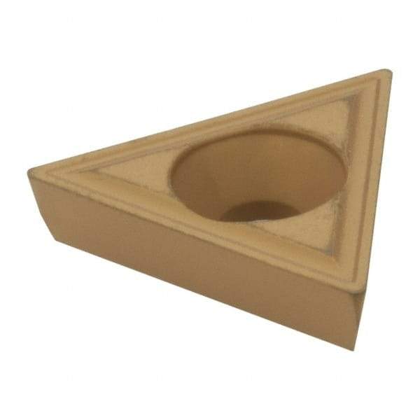 Hertel - TPGH321 HMR1 Grade HC620B Carbide Boring Insert - TIN/TIC/TICN/TIN Finish, 60° Triangle, 11° Relief Angle, 3/8" Inscr Circle, 1/8" Thick, 0.021" Corner Radius - Eagle Tool & Supply