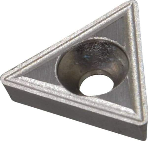Hertel - TPGH322 Grade HT630B Cermet Boring Insert - Uncoated, 60° Triangle, 11° Relief Angle, 3/8" Inscr Circle, 1/8" Thick, 1/32" Corner Radius - Eagle Tool & Supply