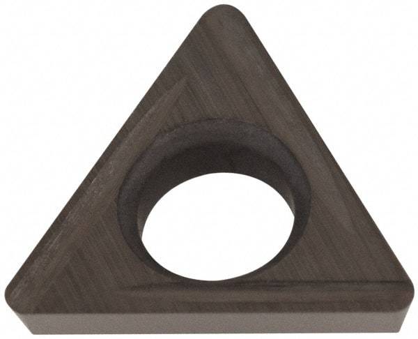 Hertel - TDHH1.280.751 Grade HT630B Cermet Boring Insert - Uncoated, 60° Triangle, 15° Relief Angle, 5/32" Inscr Circle, 3/64" Thick, 1/64" Corner Radius - Eagle Tool & Supply