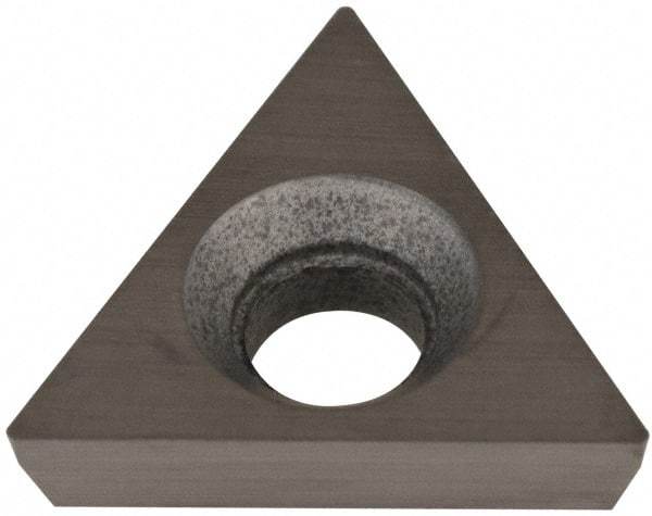 Hertel - TPCB220.5 Grade HT540B Carbide Boring Insert - Uncoated, 60° Triangle, 11° Relief Angle, 1/4" Inscr Circle, 3/32" Thick, 0.007" Corner Radius - Eagle Tool & Supply