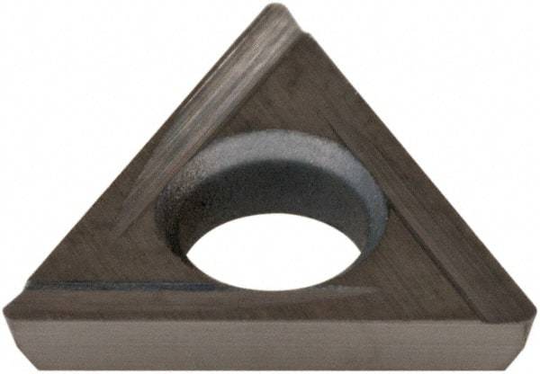 Hertel - TDHH1.280.75.0.5 Grade HT540B Carbide Boring Insert - Uncoated, 60° Triangle, 15° Relief Angle, 5/32" Inscr Circle, 3/64" Thick, 0.007" Corner Radius - Eagle Tool & Supply