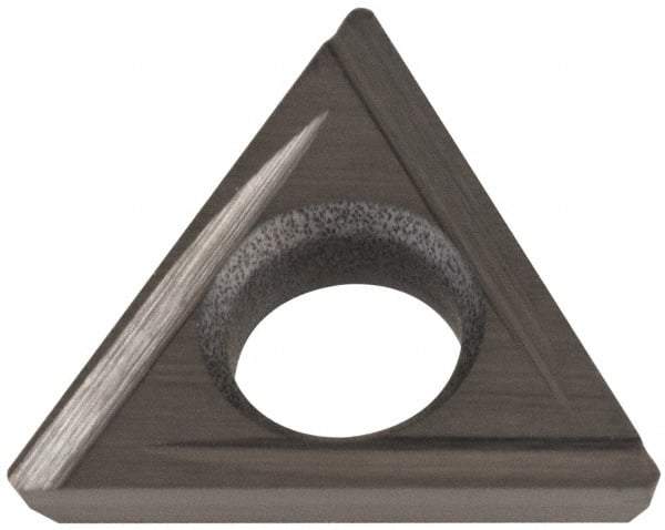 Hertel - TDHH1.280.75.0.5 Grade HT540B Carbide Boring Insert - Uncoated, 60° Triangle, 15° Relief Angle, 5/32" Inscr Circle, 3/64" Thick, 0.007" Corner Radius - Eagle Tool & Supply