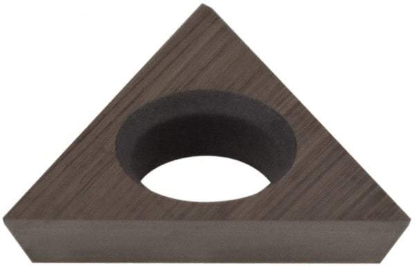 Hertel - TDHB1.280.75.0.1 Grade HT310B Carbide Boring Insert - Uncoated, 60° Triangle, 15° Relief Angle, 5/32" Inscr Circle, 3/64" Thick, 0.002" Corner Radius - Eagle Tool & Supply
