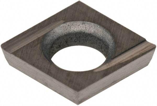 Hertel - CDHH 120605 HT540B Grade Carbide Boring Insert - Uncoated, Diamond, 80° Incl Angle, Left Hand, 5/32" Inscr Circle, .04" Thick, 0.007" Cnr Rad - Eagle Tool & Supply