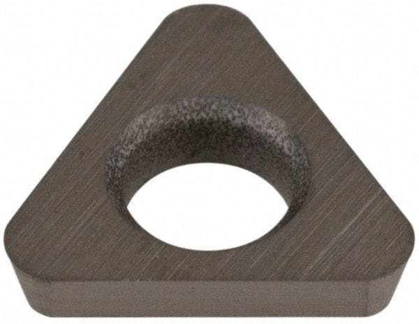 Hertel - TDHB1.280.752 Grade HT310B Carbide Boring Insert - Uncoated, 60° Triangle, 15° Relief Angle, 5/32" Inscr Circle, 3/64" Thick, 1/32" Corner Radius - Eagle Tool & Supply