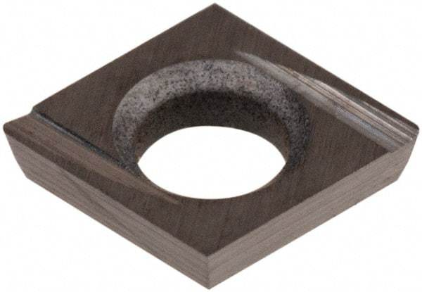 Hertel - CDHH 120605 HT540B Grade Carbide Boring Insert - Uncoated, Diamond, 80° Incl Angle, 5/32" Inscr Circle, .04" Thick, 0.007" Cnr Rad - Eagle Tool & Supply