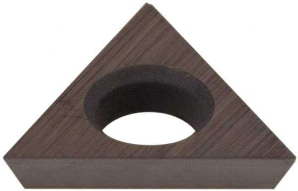 Hertel - TDHB1.280.75.0.1 Grade HT540B Carbide Boring Insert - Uncoated, 60° Triangle, 15° Relief Angle, 5/32" Inscr Circle, 3/64" Thick, 0.002" Corner Radius - Eagle Tool & Supply