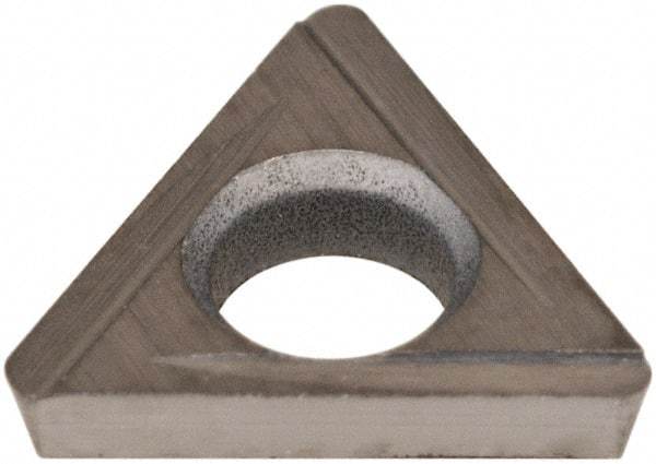 Hertel - TDHH1.280.751 Grade HT540B Carbide Boring Insert - Uncoated, 60° Triangle, 15° Relief Angle, 5/32" Inscr Circle, 3/64" Thick, 1/64" Corner Radius - Eagle Tool & Supply
