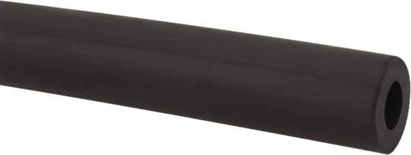 Made in USA - 1/4" ID x 1/2" OD, 1/8" Wall Thickness, Cut to Length (50' Standard Length) TPE Tube - Black, 64 Shore A Hardness - Eagle Tool & Supply