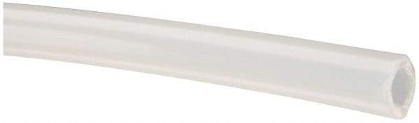 Made in USA - 3/16" ID x 5/16" OD, 1/16" Wall Thickness, Cut to Length (100' Standard Length) LLDPE Tube - Natural, 268 Max psi, 44 Shore D Hardness - Eagle Tool & Supply