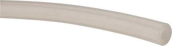 Made in USA - 1/4" ID x 1/2" OD, 1/8" Wall Thickness, Cut to Length (100' Standard Length) LLDPE Tube - Natural, 360 Max psi, 44 Shore D Hardness - Eagle Tool & Supply