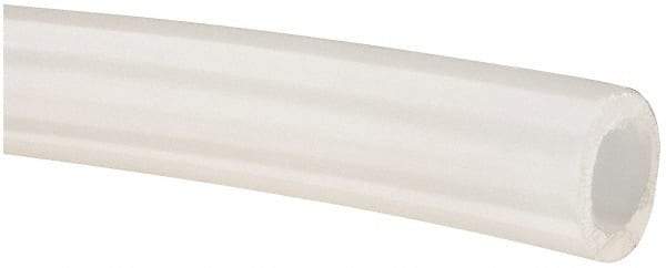 Made in USA - 5/16" ID x 1/2" OD, 3/32" Wall Thickness, Cut to Length (100' Standard Length) LLDPE Tube - Natural, 249 Max psi, 44 Shore D Hardness - Eagle Tool & Supply