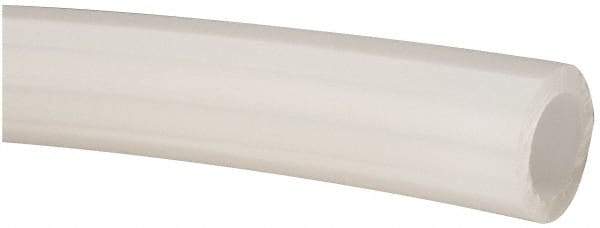 Made in USA - 1/2" ID x 3/4" OD, 1/8" Wall Thickness, Cut to Length (100' Standard Length) LLDPE Tube - Natural, 216 Max psi, 44 Shore D Hardness - Eagle Tool & Supply