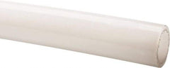 Made in USA - 3/4" ID x 1" OD, 1/8" Wall Thickness, Cut to Length (100' Standard Length) LLDPE Tube - Natural, 154 Max psi, 44 Shore D Hardness - Eagle Tool & Supply