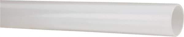 Made in USA - 1" ID x 1-1/8" OD, 1/16" Wall Thickness, Cut to Length (100' Standard Length) LLDPE Tube - Natural, 63 Max psi, 44 Shore D Hardness - Eagle Tool & Supply