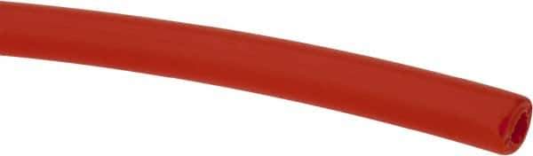 Made in USA - 1/8" ID x 1/4" OD, 1/16" Wall Thickness, Cut to Length (100' Standard Length) LLDPE Tube - Orange, 358 Max psi, 44 Shore D Hardness - Eagle Tool & Supply