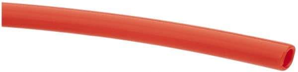 Made in USA - 1/4" ID x 3/8" OD, 1/16" Wall Thickness, Cut to Length (100' Standard Length) LLDPE Tube - Orange, 214 Max psi, 44 Shore D Hardness - Eagle Tool & Supply