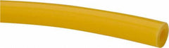 Made in USA - 1/8" ID x 1/4" OD, 1/16" Wall Thickness, Cut to Length (100' Standard Length) LLDPE Tube - Yellow, 358 Max psi, 44 Shore D Hardness - Eagle Tool & Supply