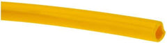 Made in USA - 11/64" ID x 1/4" OD, 0.04" Wall Thickness, Cut to Length (100' Standard Length) LLDPE Tube - Yellow, 205 Max psi, 44 Shore D Hardness - Eagle Tool & Supply