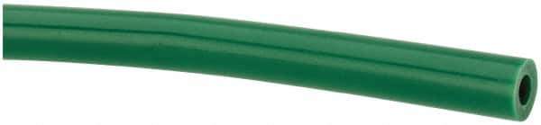 Made in USA - 1/8" ID x 1/4" OD, 1/16" Wall Thickness, Cut to Length (100' Standard Length) LLDPE Tube - Green, 358 Max psi, 44 Shore D Hardness - Eagle Tool & Supply