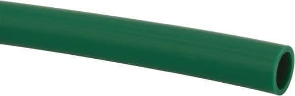 Made in USA - 3/8" ID x 1/2" OD, 1/16" Wall Thickness, Cut to Length (100' Standard Length) LLDPE Tube - Green, 153 Max psi, 44 Shore D Hardness - Eagle Tool & Supply